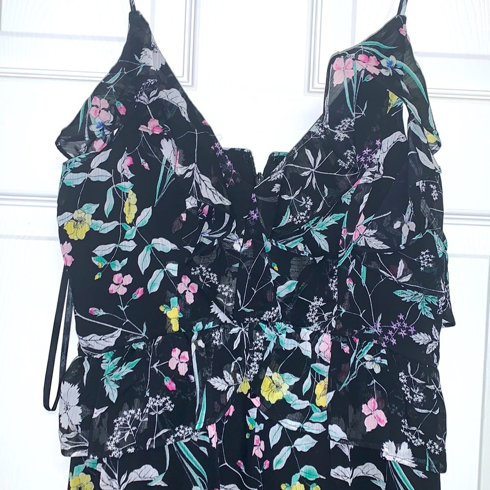 BCBGENERATION MAXI DRESS FLORAL DESIGN NEW WITH TAGS SIZE 4